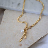 Mega Chain Dangling Anklet