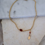 Gem Dangling Anklet