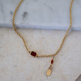 Gem Dangling Anklet