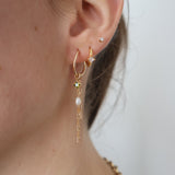 Diamond Birthstone Hoops