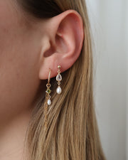 Diamond Birthstone Hoops
