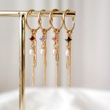 Diamond Birthstone Hoops