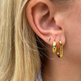 Star Studded Hoops
