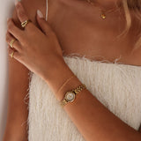 Amour Tiny Heart Link & Charm Bracelet