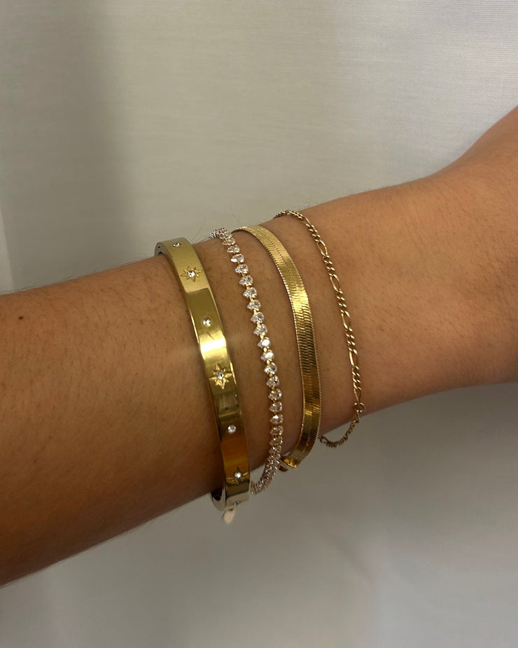 Teardrop Cut Tennis Bracelet