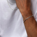 Mens Signature Figaro Bracelet