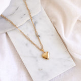 Vintage Heart Locket Necklace