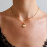 Vintage Heart Locket Necklace