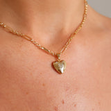 Vintage Heart Locket Necklace
