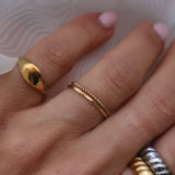 Twin Stacking Ring Set