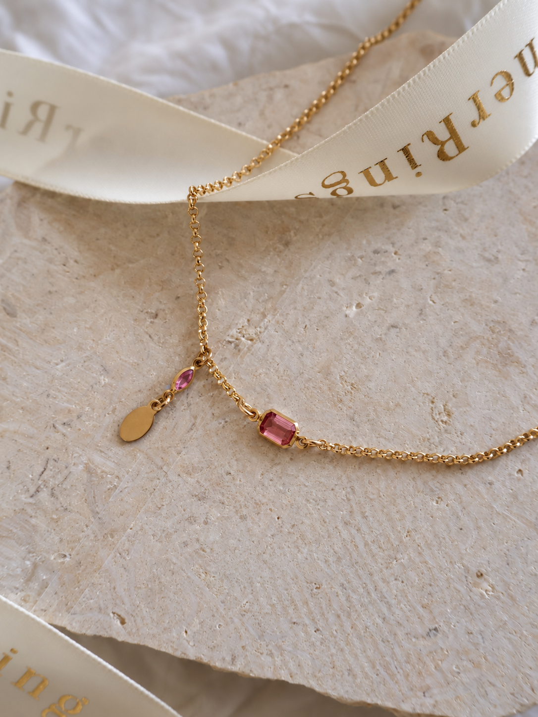 Gem Dangling Anklet