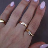 Wide Hammered Band