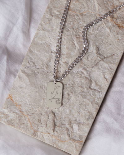 Custom Engraved Tag Necklace