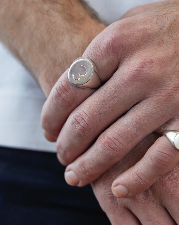 Custom Engraved Signet Ring