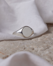 Solid Pinky Signet Ring