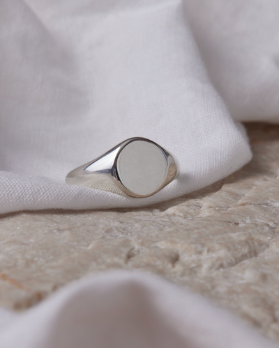 Silver Pinky Signet