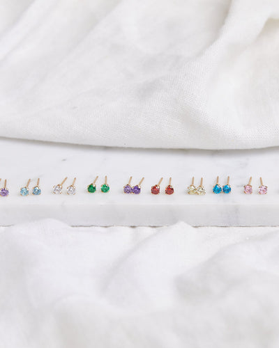 Birthstone Studs