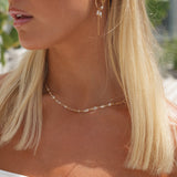 Mixed Cluster Gem Necklace