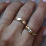 Wide Hammered Band