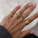 Citrine Trio Ring