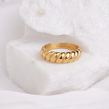 Twisted Dome Ring