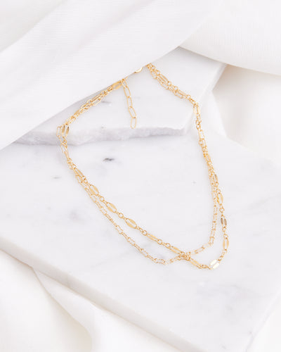 Layered Delicate Anklet