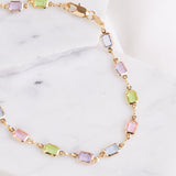 Gem Linked Necklace