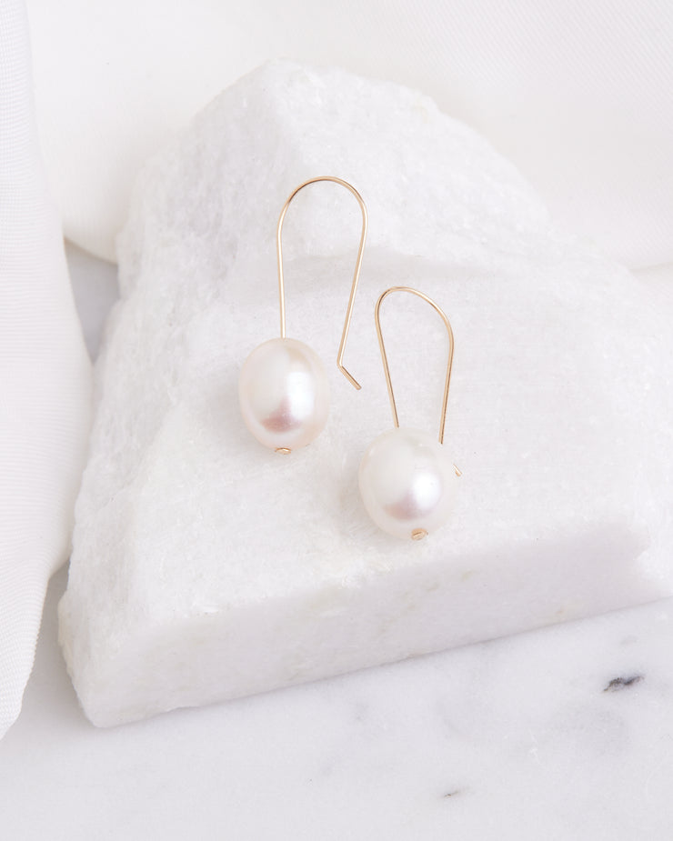 Delicate Wire Pearls