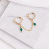 Lily Double Hoop