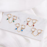 Lily Double Hoop