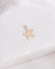 Flat Star Individual Charm