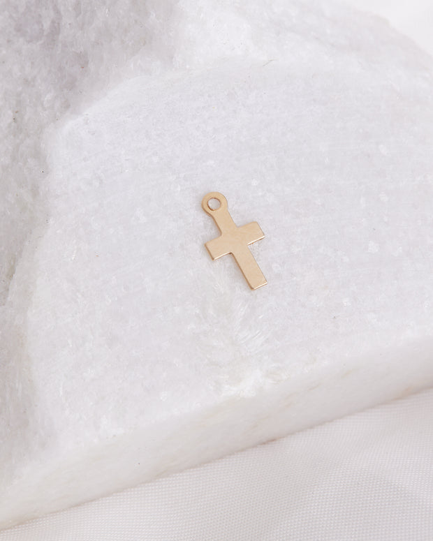 Tiny Cross Individual Charm