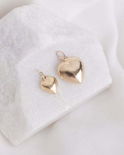 Puffy Heart Individual Charm