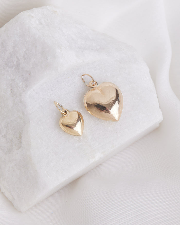 Puffy Heart Individual Charm