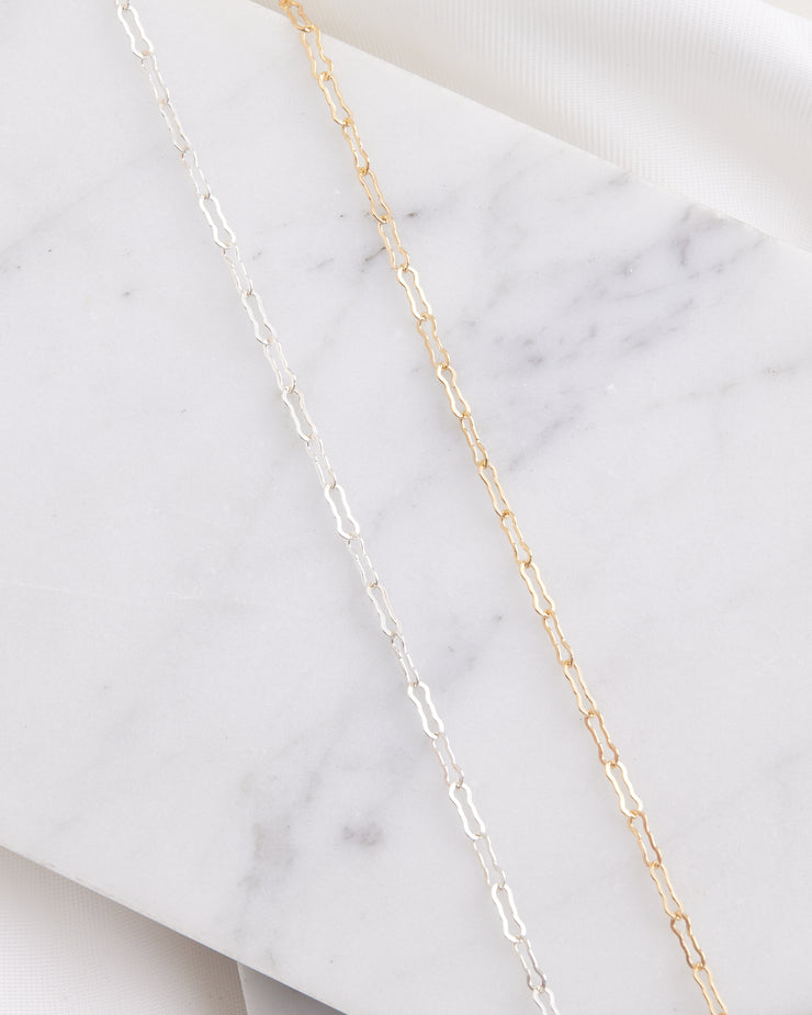 Sparked - Crinkle Linked Chain