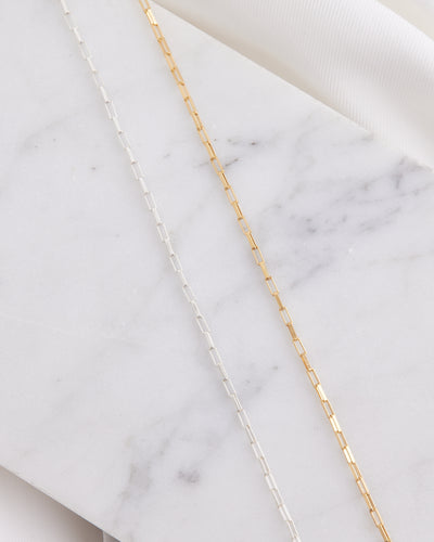 Sparked Chain - Petite Rectangle Chain