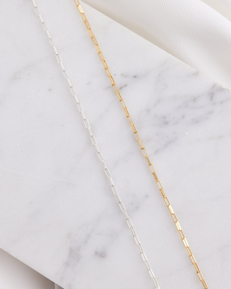 Sparked Chain - Petite Rectangle Chain