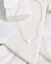 Pearl Heart Necklace