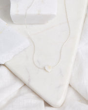 Pearl Heart Necklace