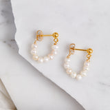 Ball and Pearl Studs