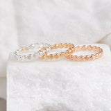 Smooth Beaded Ring