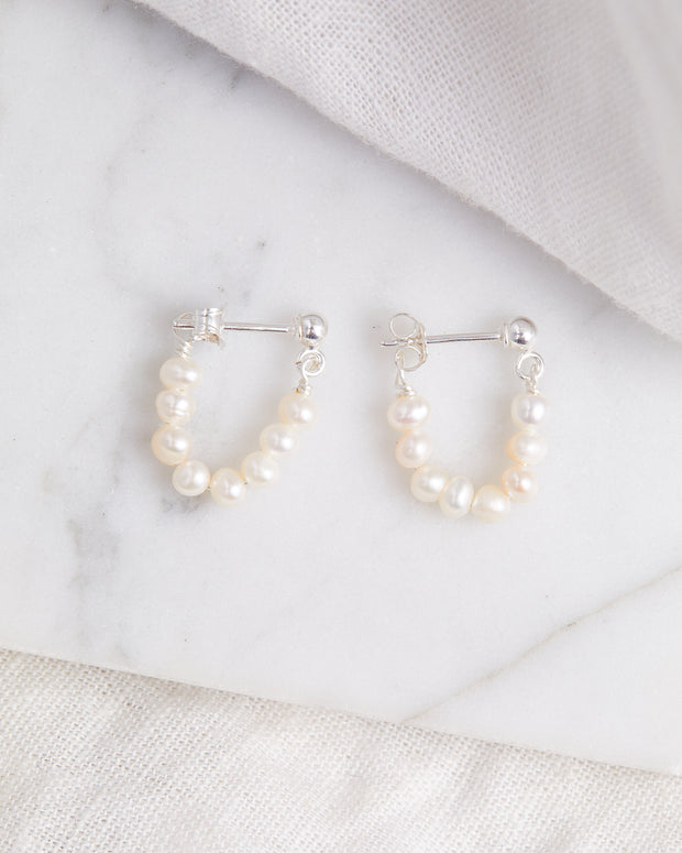 Ball and Pearl Studs