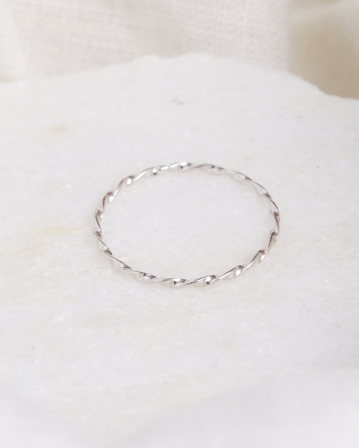 Solid Gold Twisted Band