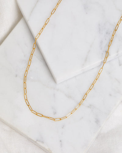 Rectangle Linked Necklace