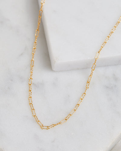 Crinkled Chain Necklace