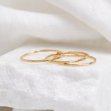Hammered Stacking Ring