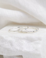 Hammered Stacking Ring