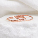 Hammered Stacking Ring