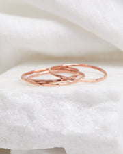 Hammered Stacking Ring