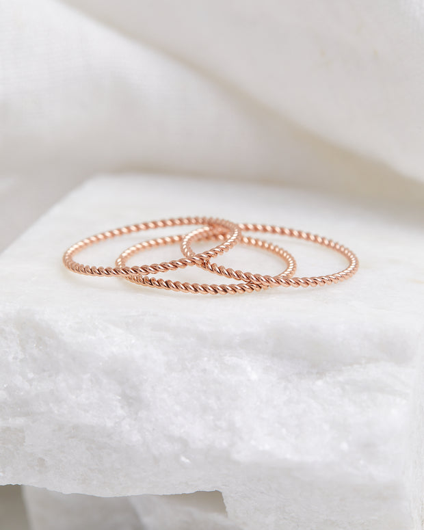 Twisted Stacking Ring